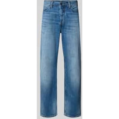 straight fit jeans van pure katoen model 'MARLOW'