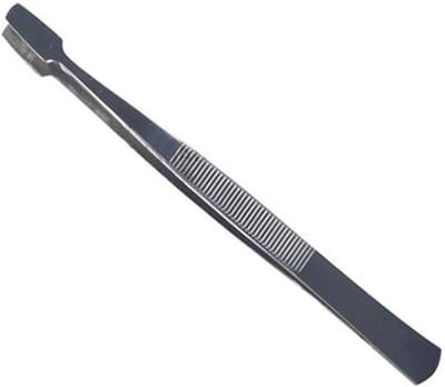 Stempel Tang - Filatelie Pincet - Postzegels Verzamelen - Anti-Magnetisch Zuur Corrosiebestendig - 120 mm - Zilverkleurig