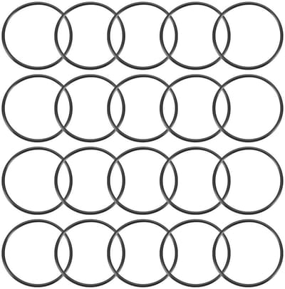 Dailygoods- O-ringen 20 Stuks - Nitrilrubber - 37 mm Buitendiameter - 30 mm Binnendiameter - 3,5 mm Breed - Afdichtingsset voor Loodgieterswerk - Afdichtringen