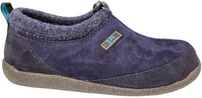 Q Fit Bern 3 Blauwe Nubuck Gesloten Dames Pantoffels - Blauw - 39