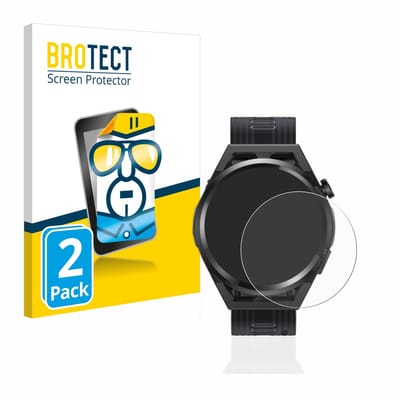 BROTECT - Screenprotector voor Huawei Watch GT Runner - Folie Beschermfolie transparant 2 Stuks