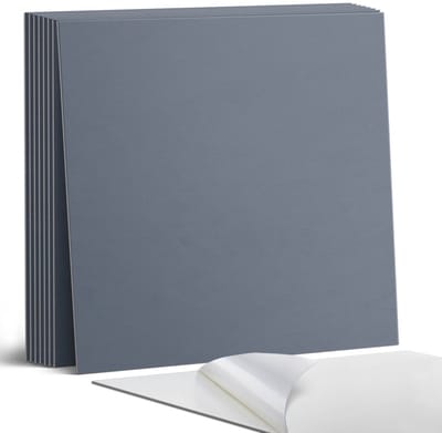 Coloray Plaktegels - Grijs Portugese Tegels - 30 cm x 30 cm - Grijs Plaktegels - 9 stuks - Vierkant PVC Tegels - Plaktegels Keuken - Zelfklevende Vloertegels - Vinyltegels Vloer Zelfklevend - Zelfklevende Tegels