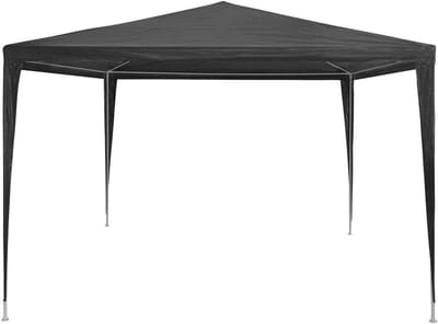 Tuinpaviljoen - Partytent Feesttent - Buitenfeesten Organiseren - Waterdicht UV-bestendig - 3 x 3 meter - Antraciet