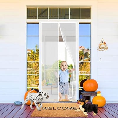 Magnetische deurhor 140 x 245 cm - Insectbescherming en zelfsluitend gaas