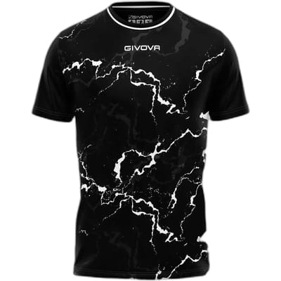 Givova Graphite T-shirt Met Korte Mouwen Zwart M Man