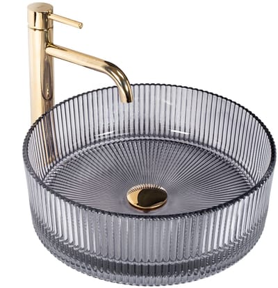 Rea Ingrid 36 Opzetwastafel Grjis 36X36X11,5CM