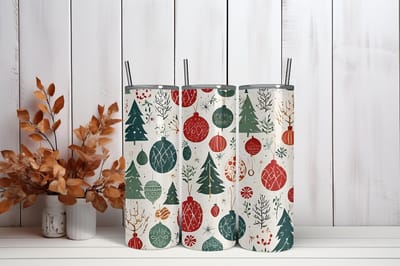 Thermosbeker Kerstboom - 600 ml RVS Tumbler met Rietje - Cadeau - Schoolbeker - Antilek dop - Vaatwasserbestendig - Werkbeker - To go beker - Zomaar