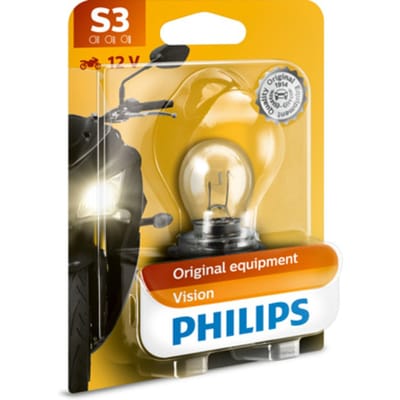 P27/7w lamp PHILIPS S3 Vision Moto 12V, 15W