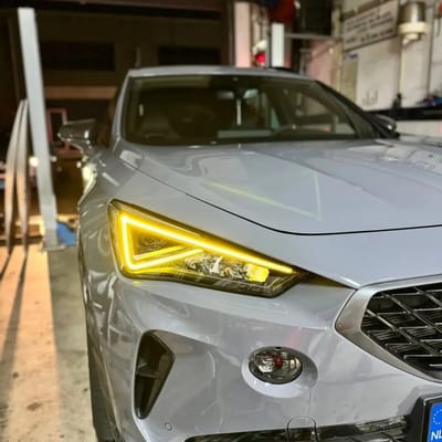 XEOD LED DRL Vervangingsmodule voor Seat Leon & Cupra Formentor - Dagrijverlichting - Complete set voor Links en Rechts - Geel - 2 stuks