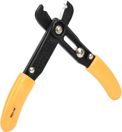 Draadstripper - Striptang Draadknipper - Elektrisch Werk - Nauwkeurig Strisgat - 0.5-4.0 Mm - Geel