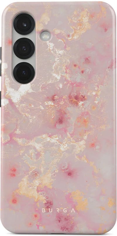 Burga Tough Case geschikt voor Samsung Galaxy S25 - Gouden Coral