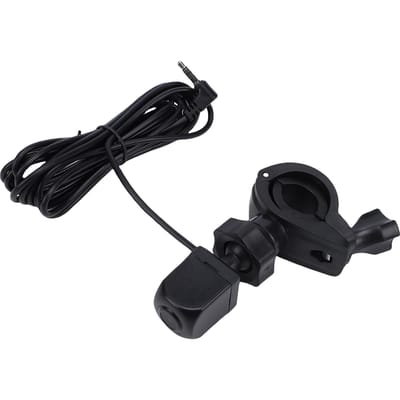 Rétroviseur de Vélo pour Guidon, Caméra Arrière de Vélo 1080P avec Moniteur 5 pouces, Vision Nocturne, Angle de Vue Large 110 degrés, 360 black