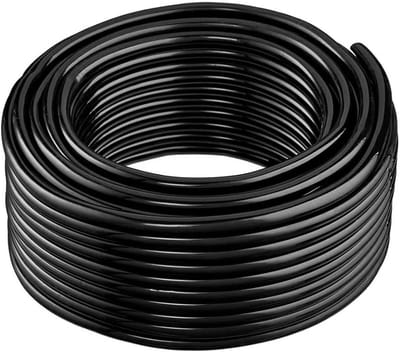 Micro Drip Irrigation Tube 4mm I.D / 6mm O.D - Tuin Watergeefslang voor DIY Automatisch Irrigatiesysteem, Flexibel, Duurzaam en UV-bestendig (30M)