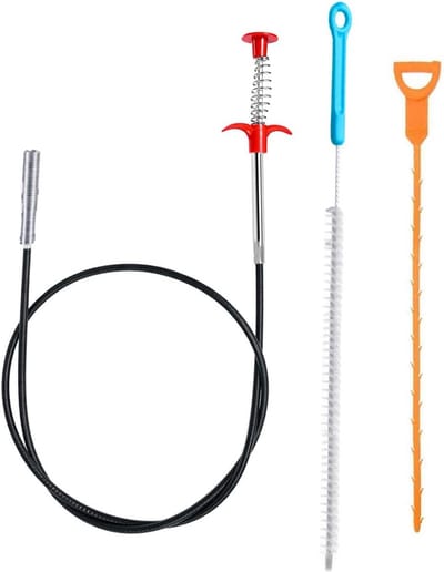 Flexibele Afvoerontstopper Set voor Keuken en Badkamer