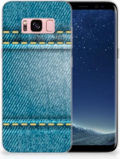 Samsung Galaxy S8 Silicone Back Cover Jeans