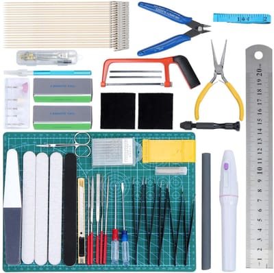 OmGoods - Dailygoody - Gundam Modelgereedschapsset - 64-delige set - Voor modelbouwers - Perfect voor hobbyisten - Inclusief basisgereedschap - Geschikt voor be...