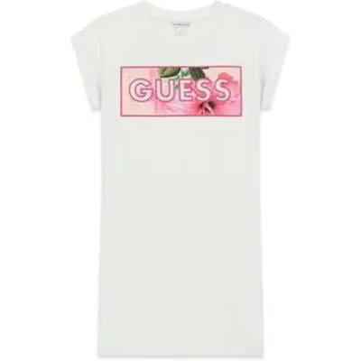 Meisjesjurk met lange mouwen Guess Terry