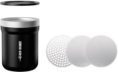 MHW-3BOMBER Shark strooibus– Magnetische Poederstrooier – Met 3 Verwisselbare Filters – Aluminium – Zwart – 120ml