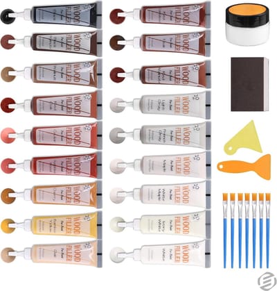 Equivera Laminaat Reparatieset - Laminaat Repareren - Meubel Reparatie - Meubel Reparatieset - Laminaatwax - Laminaat Was - Laminaat Wax - Laminaat Wax Reparatie