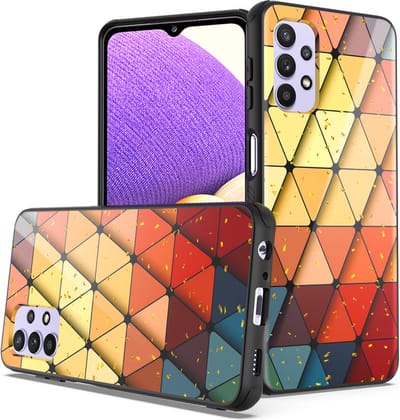 Shockbestendige Silicone Hoesje met print Geschikt voor: Samsung Galaxy A73 5G - Triangle Nation - ZT Accessoires