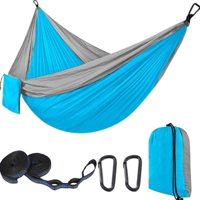 Hangmat voor de Tuin Outdoor Vrije Tijd Dubbele 2 Persoons 300x200 Cm Hangmatten 440lbs Ultralight Camping Hangmat Met Rugzak Braziliaanse hangmat (Color : I, Size : 300x200 cm)