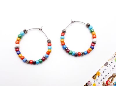 Jeannette-Creatief® - Beach - Bohemien - Oorringen - kralen - Oorhangers - Oorbellen - Ibiza Chic Sieraden - Dresscode IBIZA Chic – Ibiza Chic - Boho Chic – Bohemian – Bohemien - Ibiza Style - Handgemaakte Sieraden