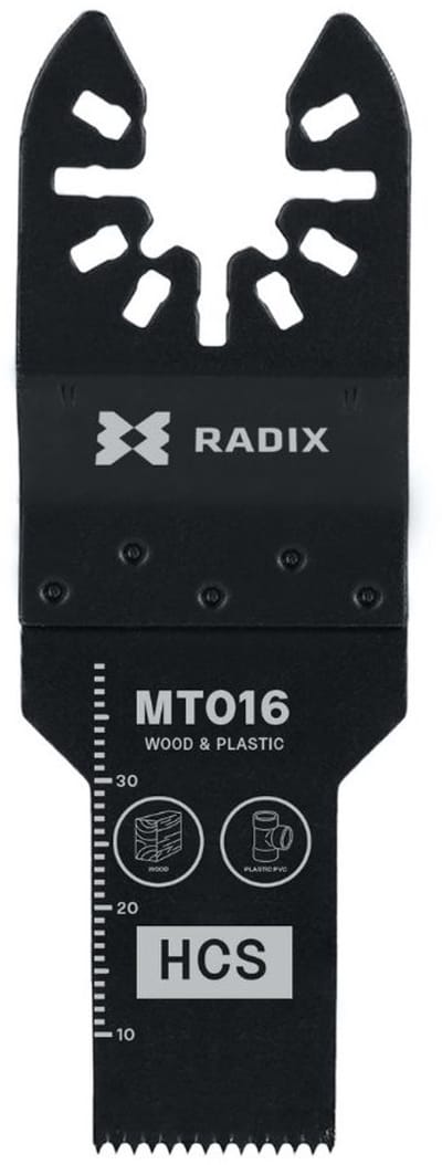 Radix - Multitool zaagblad - HCS - 18 tanden (1.4mm) - Gefreesd - 40x20mm