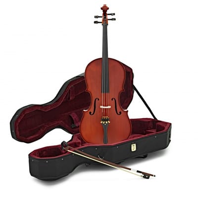 Student Plus 1/4 Cello met Koffer van Gear4music