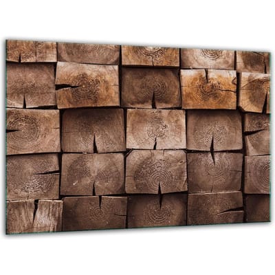 TMK ArtDeko - Geharde Glazen Snijplank - 30x22cm - Antislip