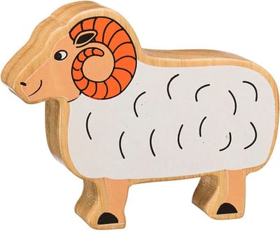 Lanka Kade - Houten figuur - White Ram