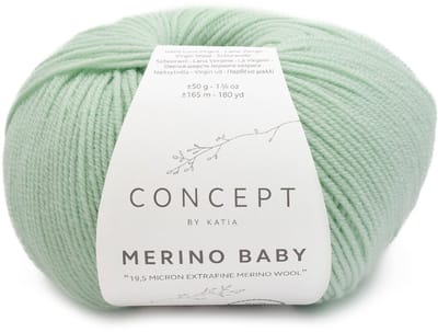 Katia Concept Merino Baby - 156 pastelgroen - Wol Garen