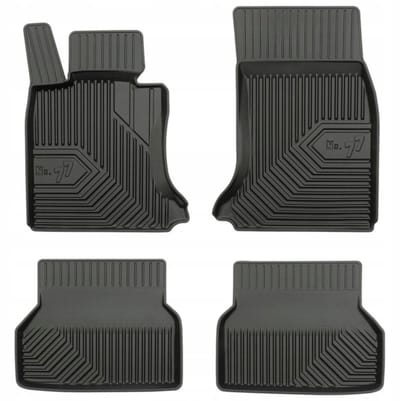 FROGUM No.77 - Automatten Set - BMW 5 E60 E61 automat - TPE rubber - 3D randbescherming - Duurzaam en geurloos