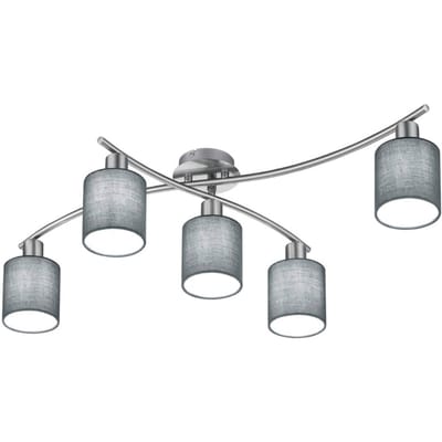 TRIO GARDA - Plafonniere - Nikkel mat - E14 - Binnenverlichting - Draaibaar