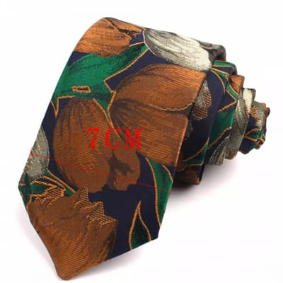 Stropdas Bruin Groen - Charme Bijoux