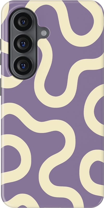 DripCase Motion Flow Tough Hoesje Samsung Galaxy S26 | Backcover met Mag | Trendy Design | Valbescherming | Pastel Path