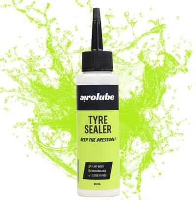 Plant Based Tubeless Sealant | Airolube Tyre Sealer 80ml | Biologisch Afbreekbaar | Milieubewuste Keuze | Anti-Lek Vloeistof | Afdichtmiddel |