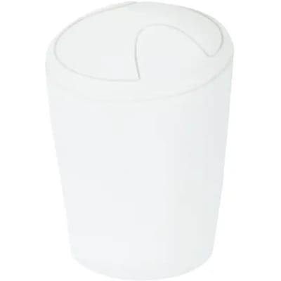 Spirella Afvalemmer Move – Kantelbare Prullenbak voor Badkamer, Toilet en Keuken – Modern Design Tilbak