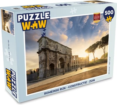 Puzzel Romeinse rijk - Constructie - Zon - Legpuzzel - Puzzel 500 stukjes
