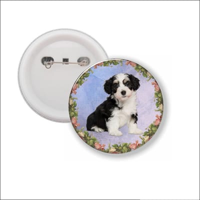 Button Met Speld - Hond