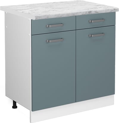 Vicco R-Line Keukenkast met lade – 80 cm zonder werkblad Blauw-grijs