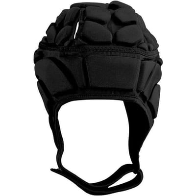 EVA Helm Engels Stootkap Voetbal Doelman Rugby Helm Ski Skateboard Fietsen Sport Beschermer one size fits all zwart