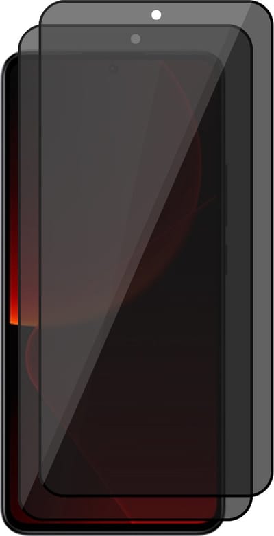 Privacy Screenprotector geschikt voor Xiaomi Redmi 13T / 13T Pro - 2x Volledig Dekkend Glas Screen Protector