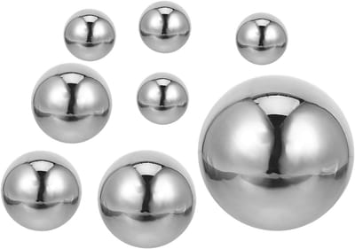 Roestvrijstalen Tuinbollen - Decoratieve Spiegelbollen - Tuin Verfraaien - Weerbestendige Duurzaamheid - Set van 4 - Zilver
