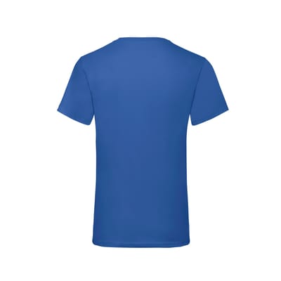 Fruit of the Loom Heren Valueweight V Neck T-shirt (Koningsblauw)