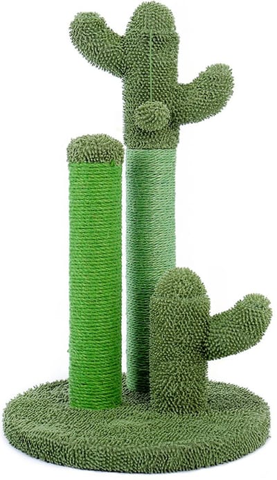 Kattenu LittleCactus krabpaal voor katten - Kleine krabpaal cactus - Cactus krabpaal - Groen/Groen - Large
