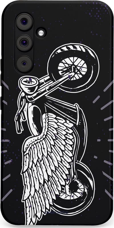 Casetastic Hoesje Geschikt voor Samsung A54 (5G) - Stijlvolle Beschermende Duo-layer Case - Retro highway