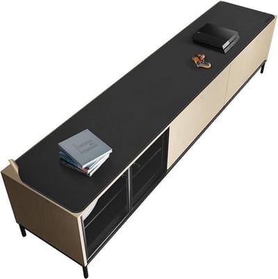 XXL bureaumat met dubbele zijde - PU leer en kurk - antislip onderlegger voor kantoor en gaming