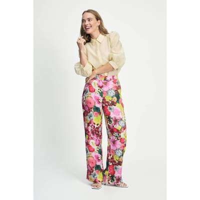 POM Amsterdam Blouse - Lime Dots Yellow Größe: 34 | Longsleeves Outlet | Damen | Grün