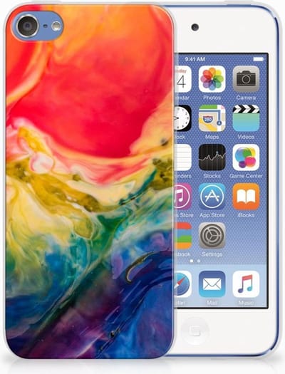 TPU Hoesje voor Hoesje maken Apple iPod Touch 5 | 6 Watercolor Dark