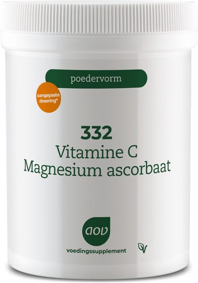 AOV 332 Vitamine C Magnesiumascorbaat - 250 g - Vitaminen - Voedingssupplementen